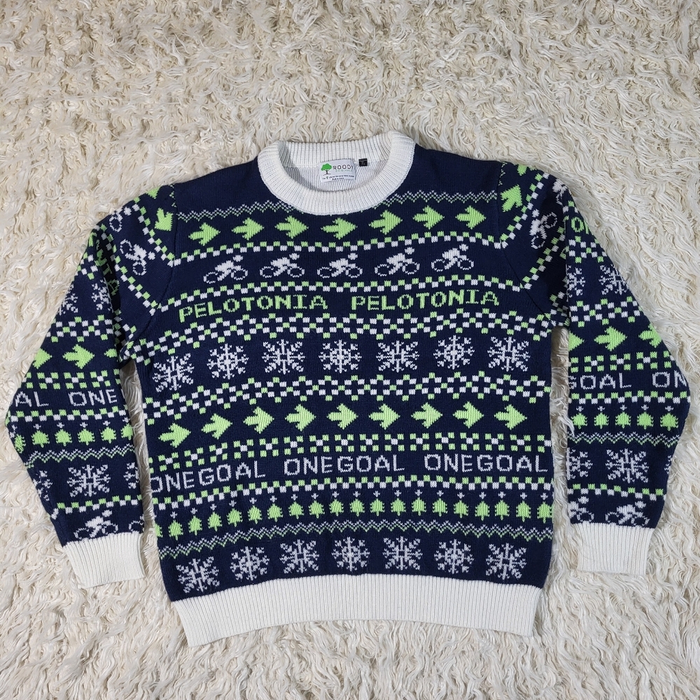 Roody Original Pelotonia One Goal Cycling Sweater Size X-Large